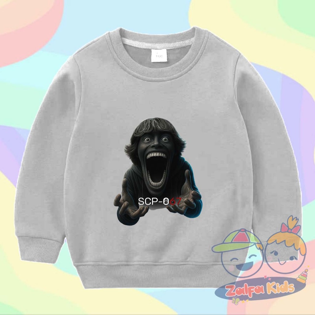 Anomali SCP 067 KID Roblox เสื้อสเวตเตอร์ผ้าฟลีซ