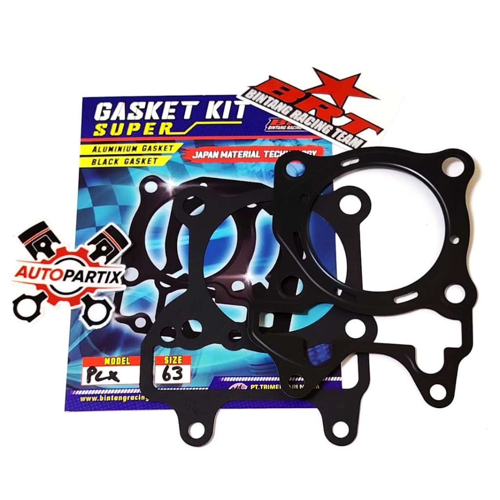 TOP และ BOTTOM GASKET BRT 63 มม. VARIO 125 VARIO 150 PCX 150 ADV 150 BRT GASKET HEAD BLOCK GASKET VA
