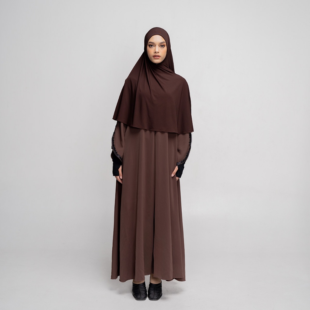 Aluna Abaya (All Colors) – Umrah Abaya Set by Tubita