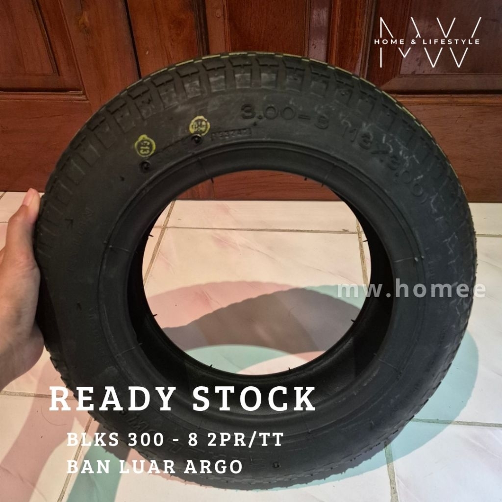 Argo Swallow /BLKS 300 - 8 2PR / TT ยางนอก