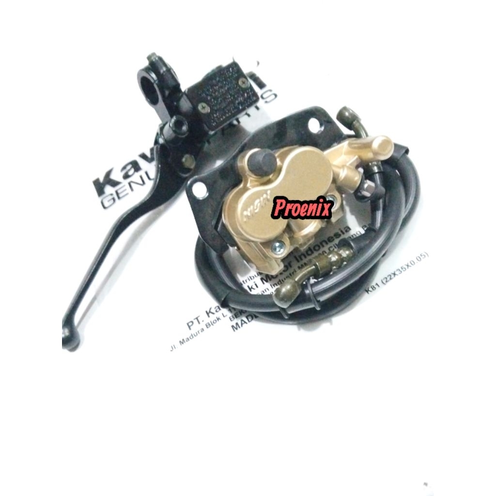 CALIPER + MASTER + ท่อเบรกหน้า KAWASAKI KLX 150 / KLX