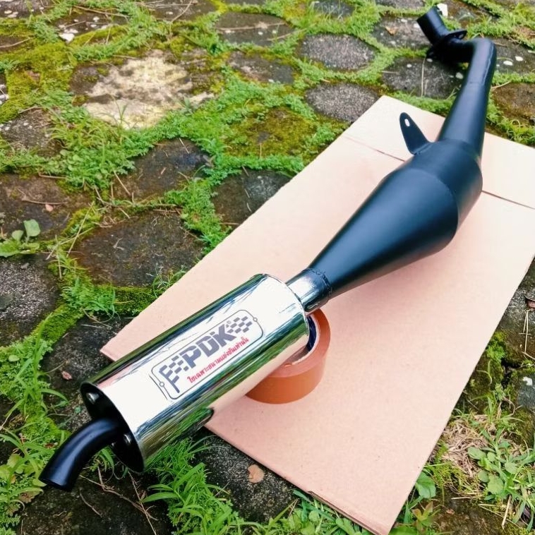 ท่อไอเสีย PDK Fizr Force1 F1zr F1 Yamaha Alfa Y100 bel100 mate111 มาตรฐาน Racing ท่อไอเสีย