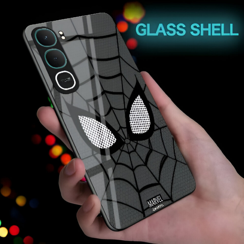 Softcase Glass สําหรับ Vivo Y21D กรณีเคลือบเงา Vivo Y21D กรณี Vivo Y21D กรณีแก้ว Vivo Y21D กรณีกันกร