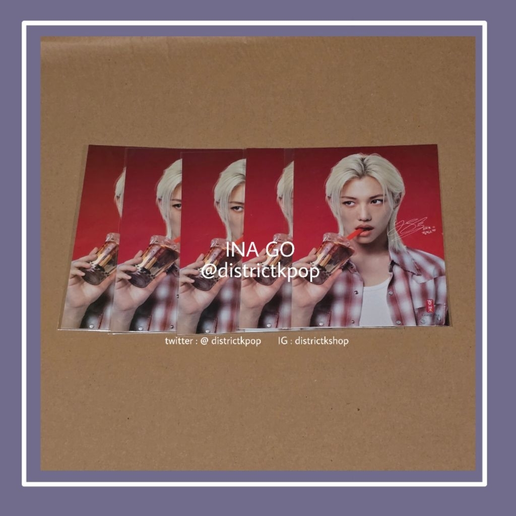 FELIX GONGCHA โปสการ์ดเกาหลี