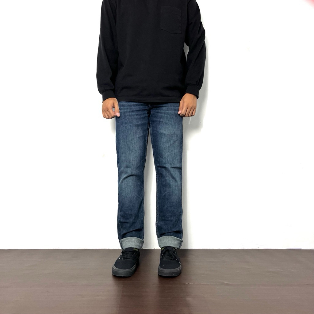 ลองดี!S DENIZEN 286 SLIM TAPPERED JEANS (IK9)