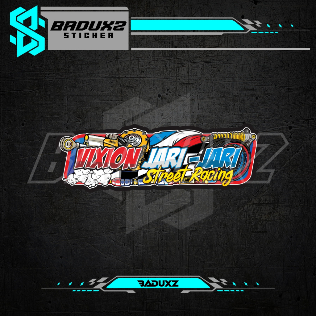 สติ๊กเกอร์ Yamaha gank / สติ๊กเกอร์ Vixion / สติ๊กเกอร์ vijar / สติ๊กเกอร์ Vixion ดัดแปลง / สติ๊กเกอ