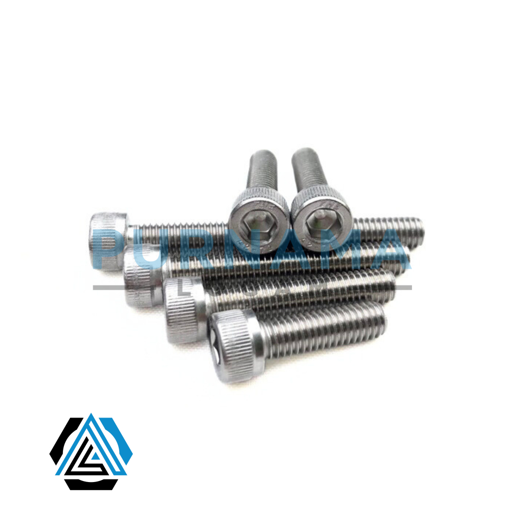 Bolt L M5 x 70 (ยาว 7 ซม.) กุญแจสแตนเลส 304 A2-70 L4
