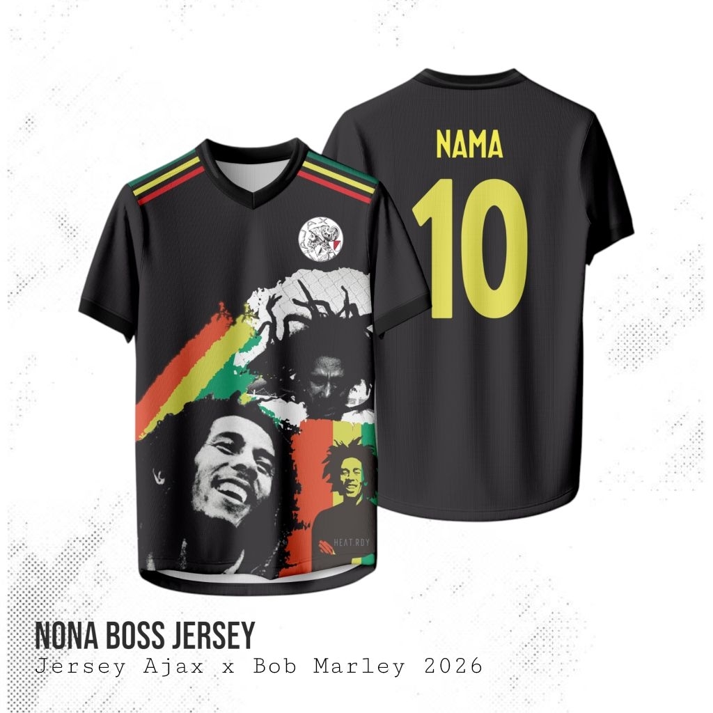 AJAX X BOB MARLEYYY 2026 JERSEY