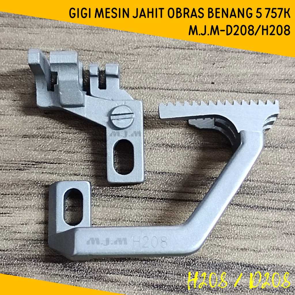 MESIN 5 เสียงเกินเกียร์เครื่องจักร 757K - FEED DOG SERIES KSM-D208/H208