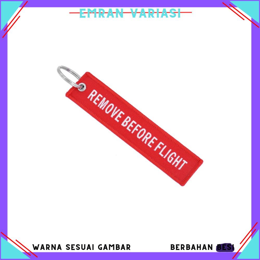 GUNDAN FASHION KEYCHAIN TAG REMOVE BEFORE FLIGHT