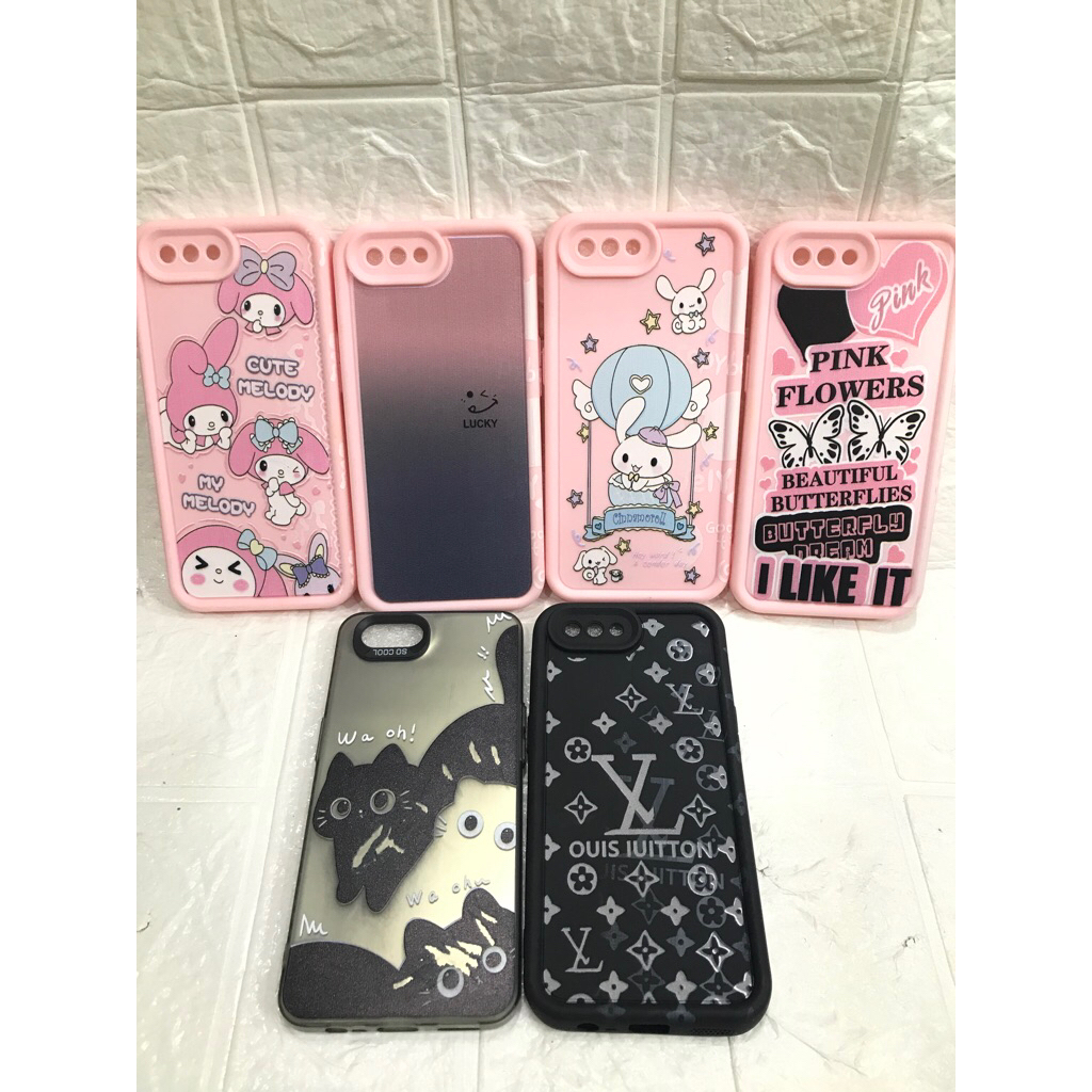 Softcase Macaron Image OPPO A3s / A5
