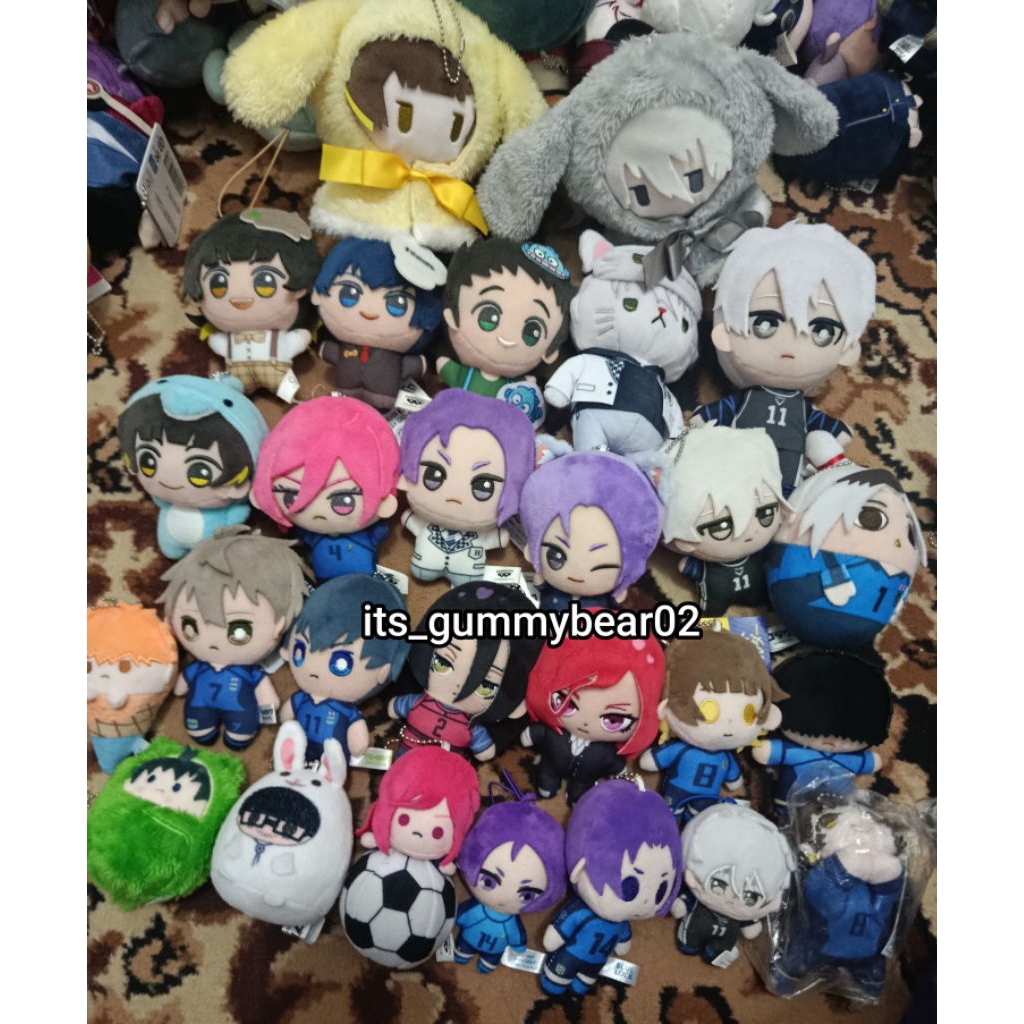 [อย่างเป็นทางการ] Bluelock Plush chibigurumi tomonui Bachira nagi Reo isagi gagamaru chigiri gagamar