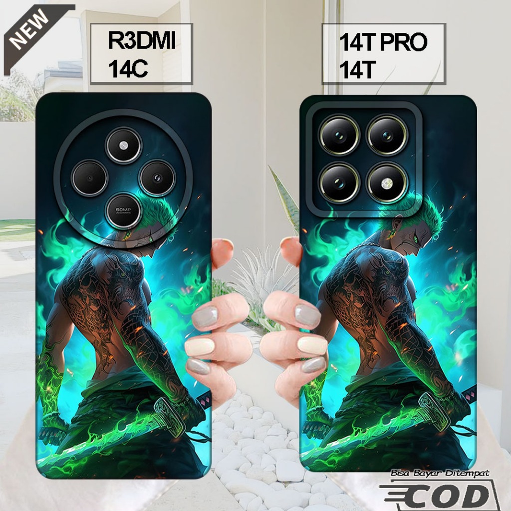 เคส XIAOMI REDMI 14C - เคส XIAOMI 14T - เคส XIAOMI 14T PRO _ปลอกซิลิโคนยืดหยุ่นใสสีดํา