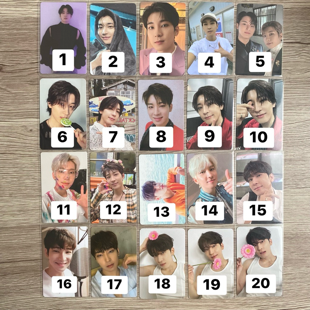[REPRICE] SEVENTEEN WONWOO PHOTOCARD อย่างเป็นทางการ svt pc scoups cheol kkuma cimmu cheol fitt card