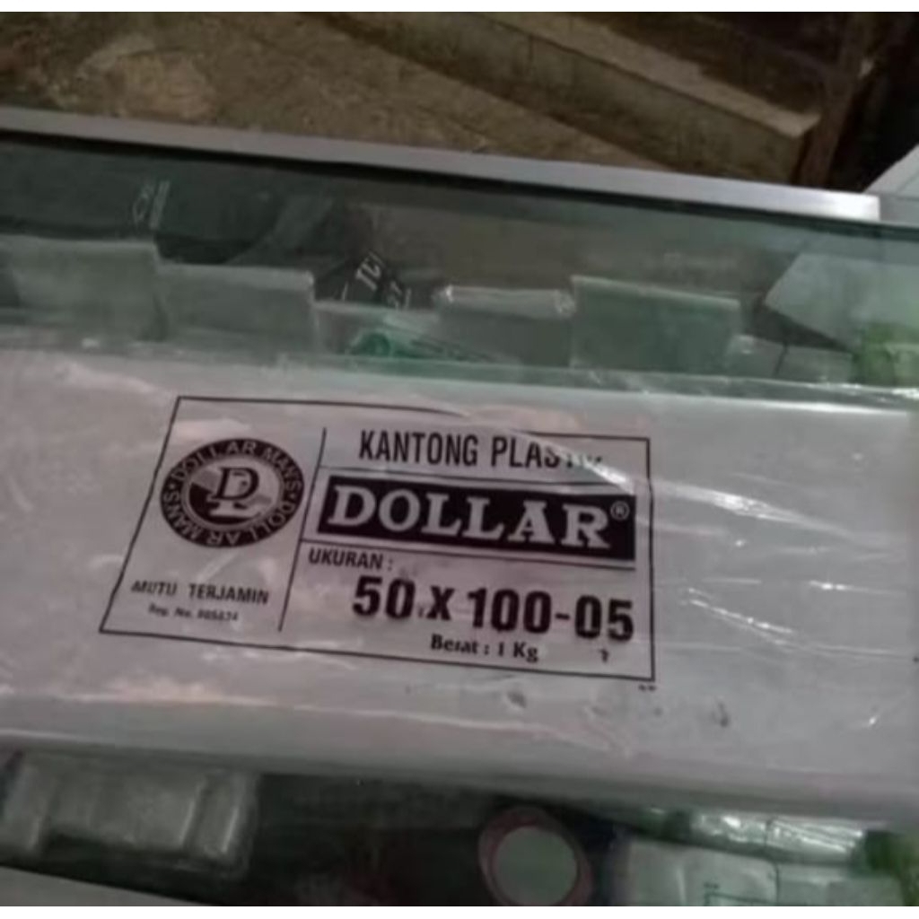 50x100 0.5 Dollar 1kg ถุงพลาสติก