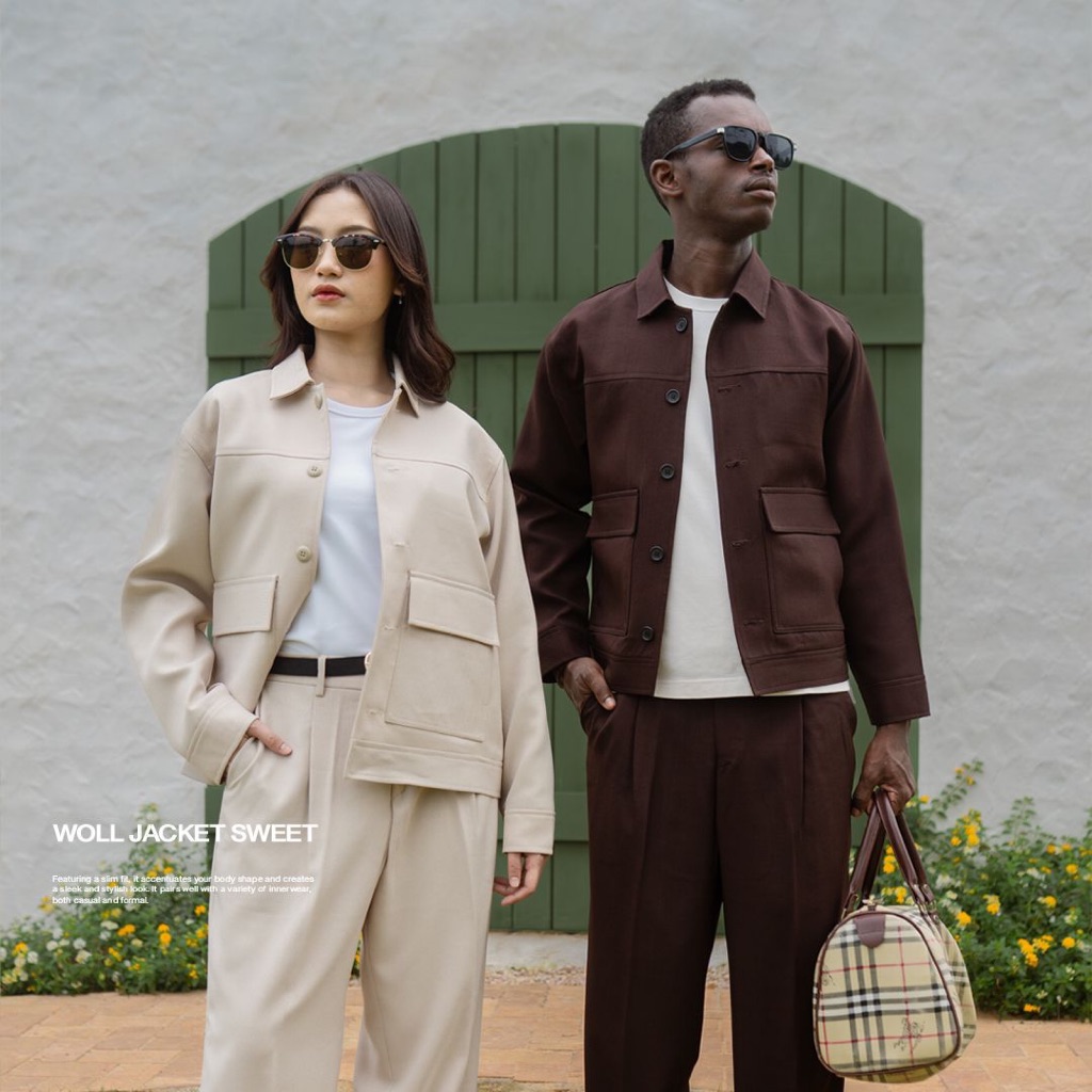 Starline - เสื้อแจ็คเก็ตผ้าวูล สวีท