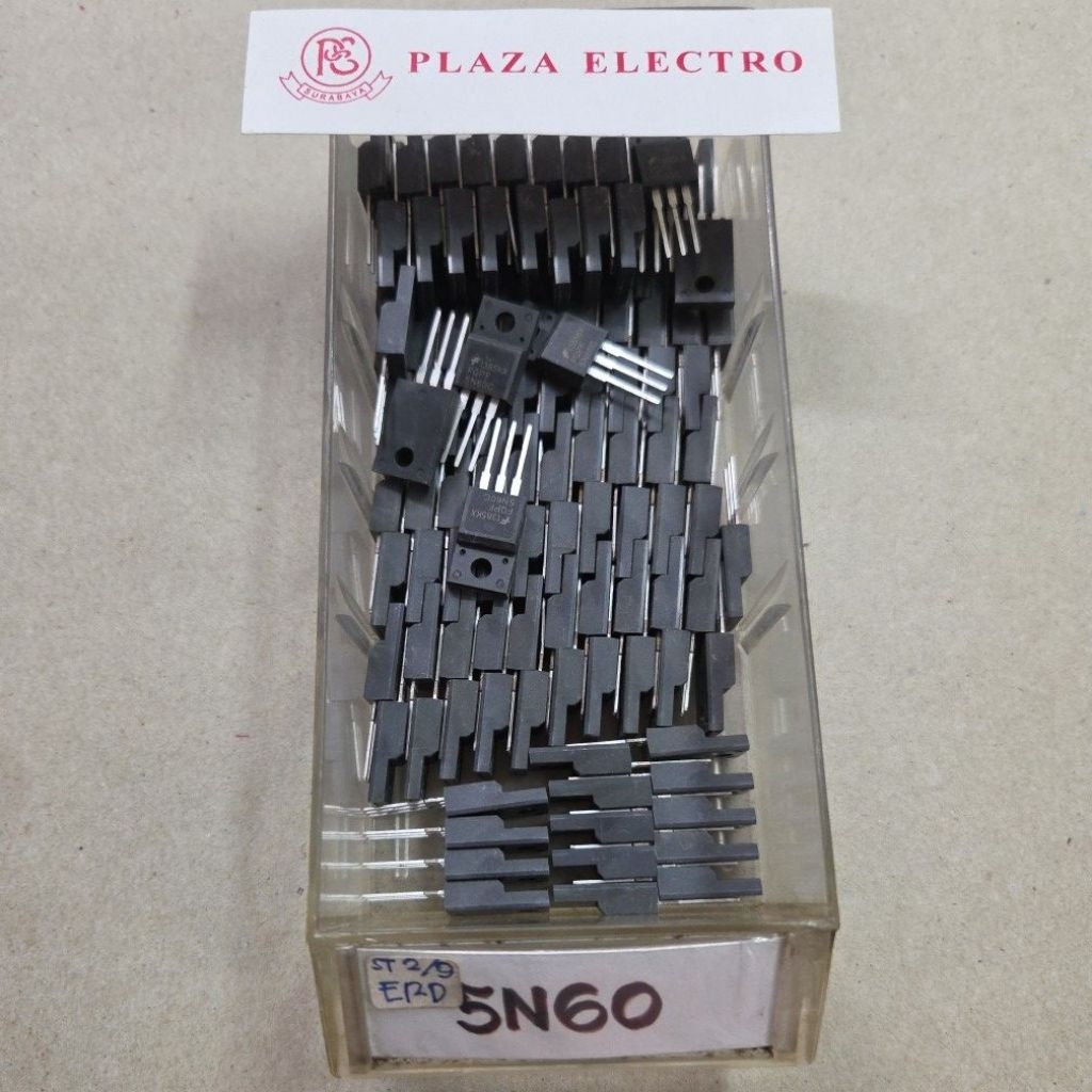 MOSFET FQPF 5N60 C ทรานซิสเตอร์ IC ดั้งเดิม FQPF5N60C 5N 60 คุณภาพดี