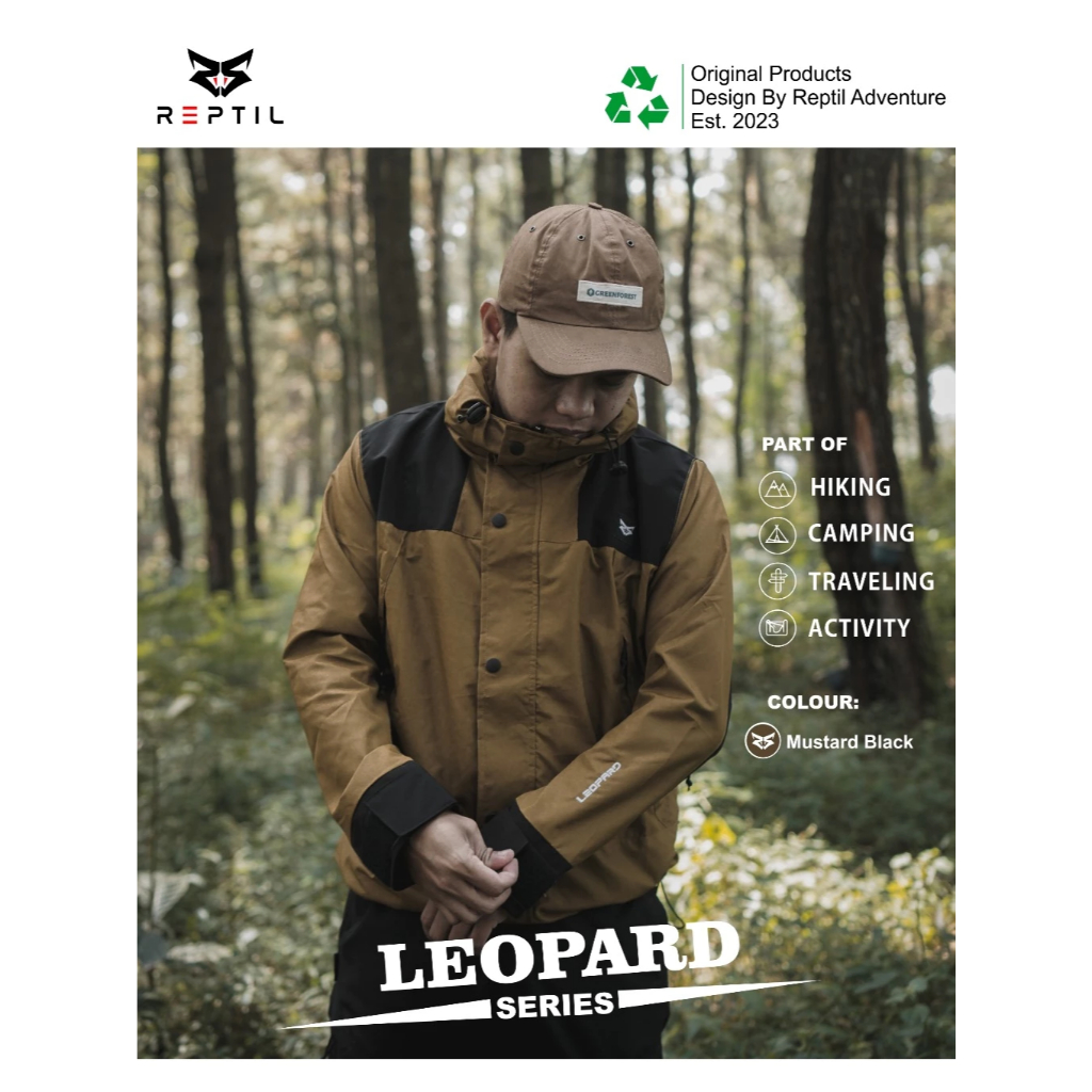 Leopard Series Outdoor Mens/Women Mountain Jacket