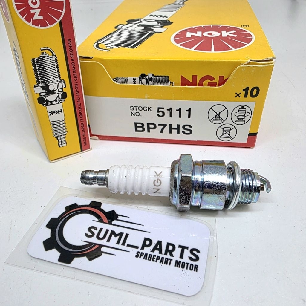 หัวเทียน NGK BP7 BP7HS RX King Fizr Sigma F1 Satria 2T 2-Stroke