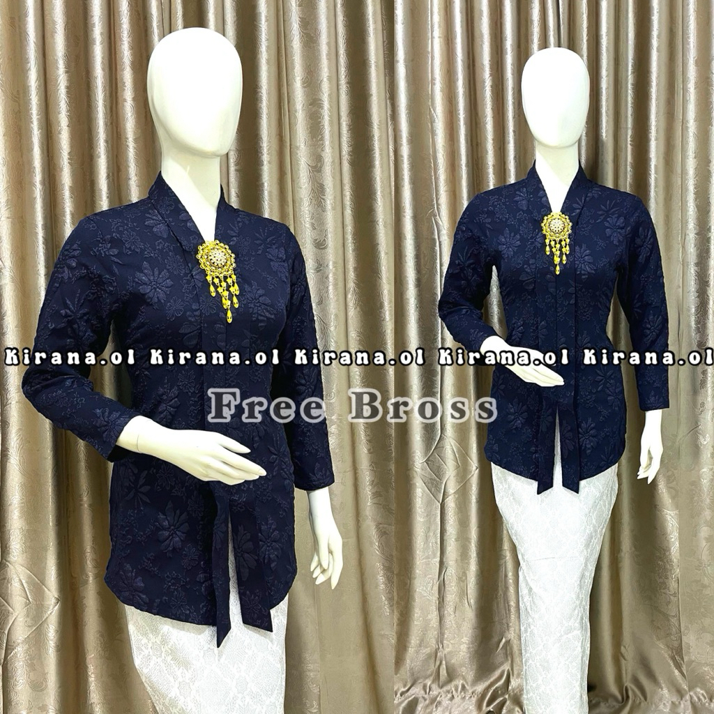 (ฟรีบราส) KIRANA OL - MODERN KUTUBARU KEBAYA - MODERN BUFFAYA - PARTY KEBAYA - FLOY KARTINI KEBAYA -