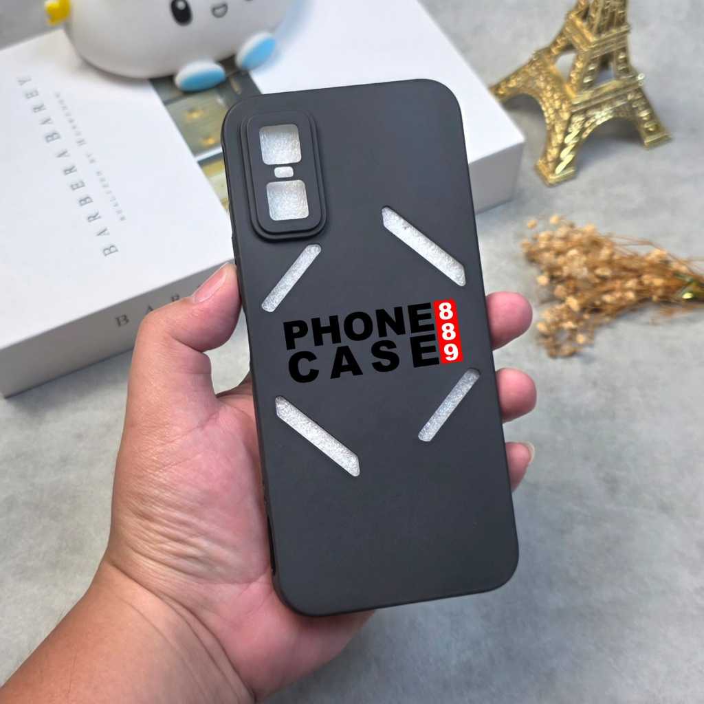 INFINIX GT 30 PRO CASE MACAROON BLACK SQ CASE BLACK INFINIX GT 30 PRO