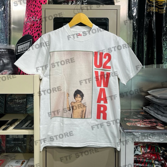 U2 - WAR TSHIRT สีขาว