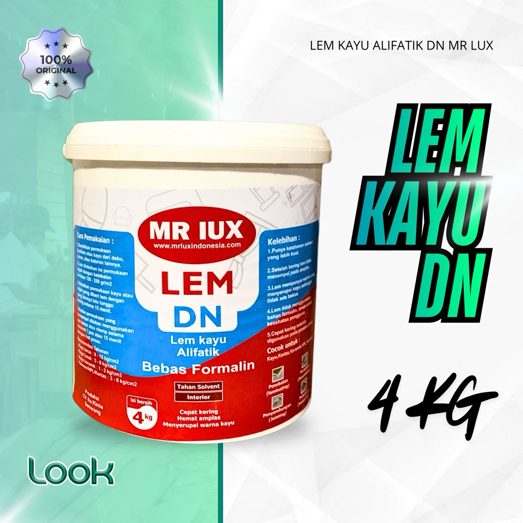 MR LUX Aliphatic Wood Glue 4kg | Presto DN Glue 4กก.