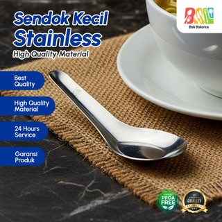 Bali Balance Sendok Bebek Stainless Steel 1 Lusin untuk Sup Kuah & Bubur - 333-12