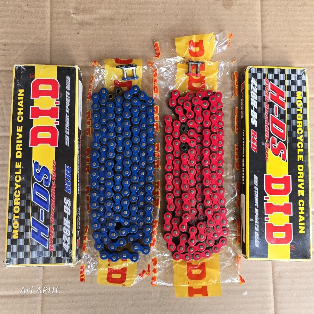 MERAH DID HDS 428 - 130L โซ่สีน้ําเงิน/แดง สําหรับ vixion r15 jupiter MX scorpio MX king satria ฯลฯ
