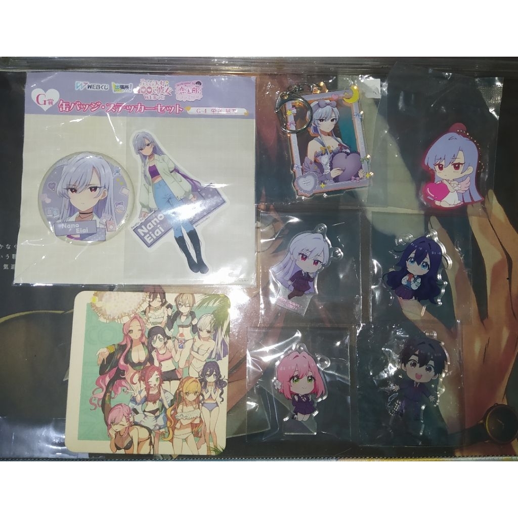 แฟน 100 Kimi no Koto ga Daidaidaisuki na 100 no Kanojo Aijou Rentarou Eai Nano Yoshimoto Shizuka Han