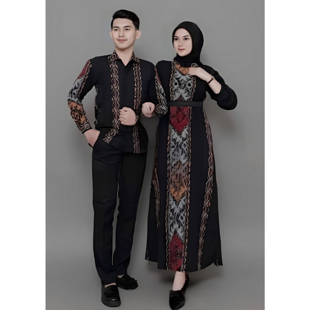 EID COUPLE SET BELVIA COUPLE WOVEN CLOTHES MIX COUPLE WOVEN CLOTHES FAMILY WOVEN CLOTHES