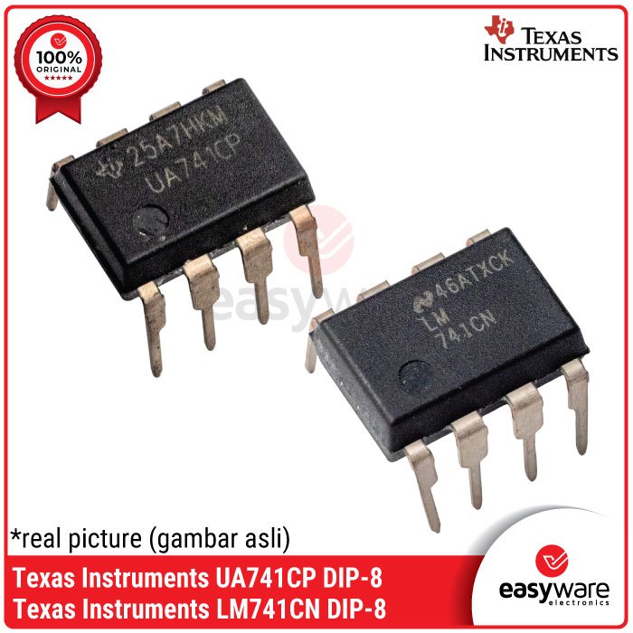 IC LM741 LM741 CN OP AMP IC UA741 UA741CP IC AMPLIFIER ต้นฉบับ TEXAS