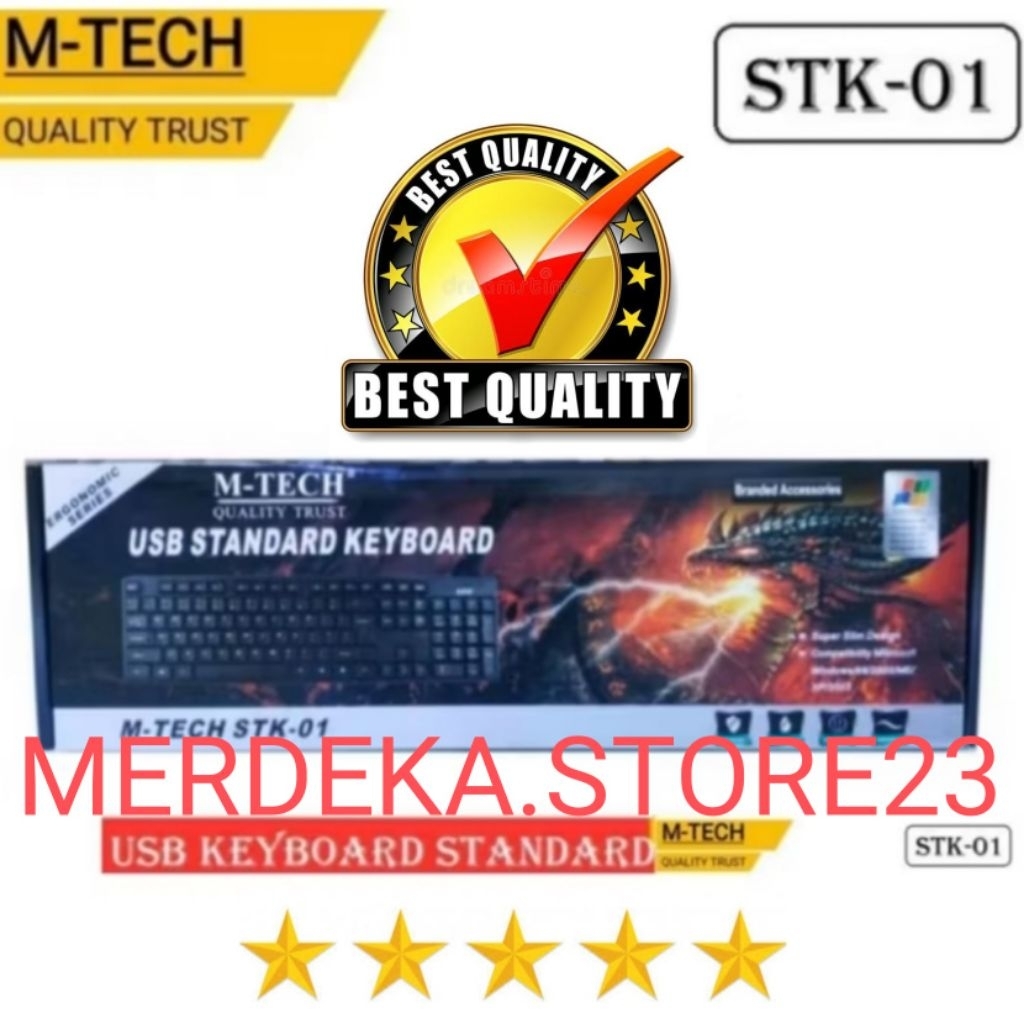 ใหม่ M-TECH STK-01 คีย์บอร์ดภายนอกสําหรับแล็ปท็อป | Original AIO PC - Ready คุณภาพดี OK PC คอมพิวเตอ