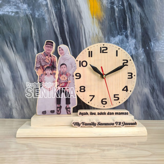 Ukiran Kayu Costom Foto,Tulisan Dan Jam. [ Untuk Pajangan Aestetik, Hadiah Unik Ulang Tahun, Anniversary, Wisuda, Perpisahan Dll]