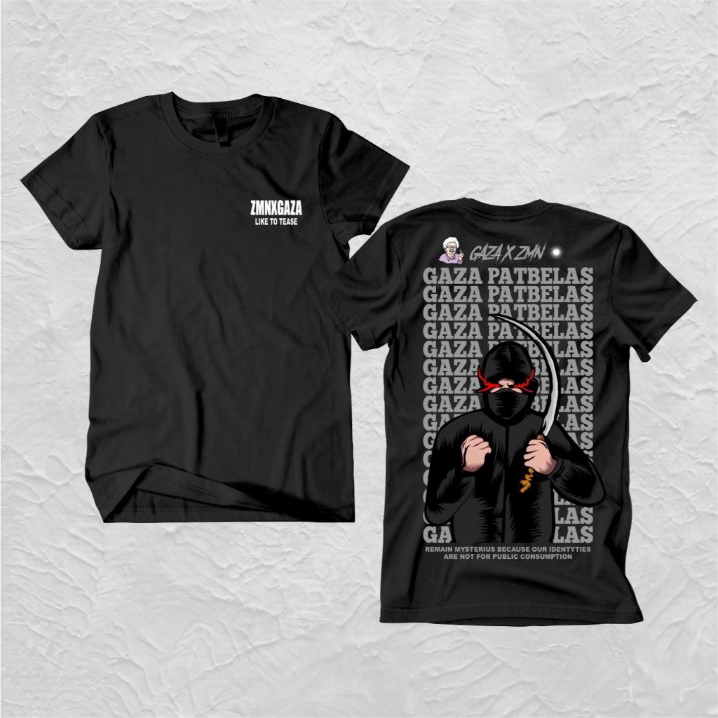 เสื้อยืด GAZA X ZMN ชอบ TEAR l KAOS GAZA ZMEN