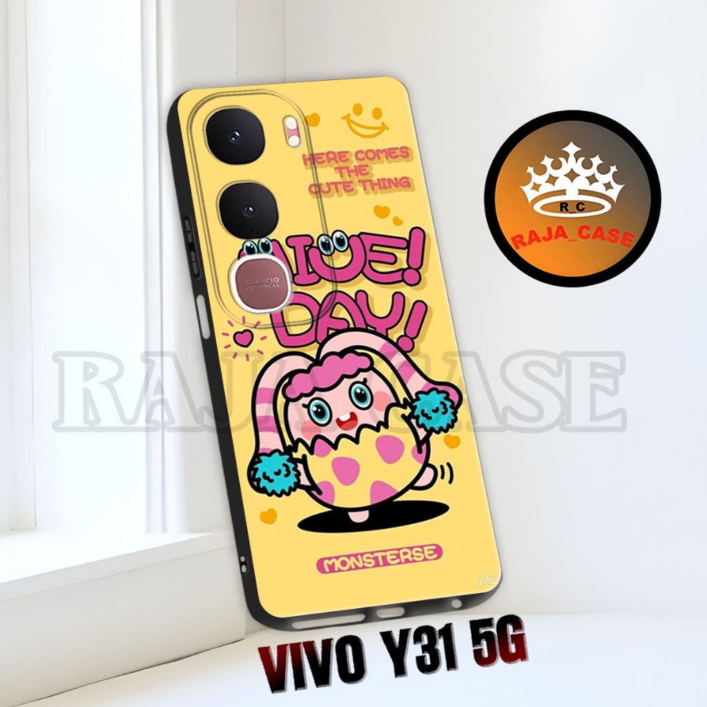 Rc10/Softase ยาง Hp VIVO Y31 5G - Cute Motif - เคส Hp VIVO Y31 5G - เคส VIVO Y31 5G - ซิลิโคน VIVO Y