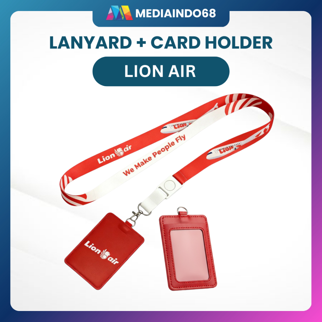 LANYARD + ที่ใส่การ์ด LION AIR