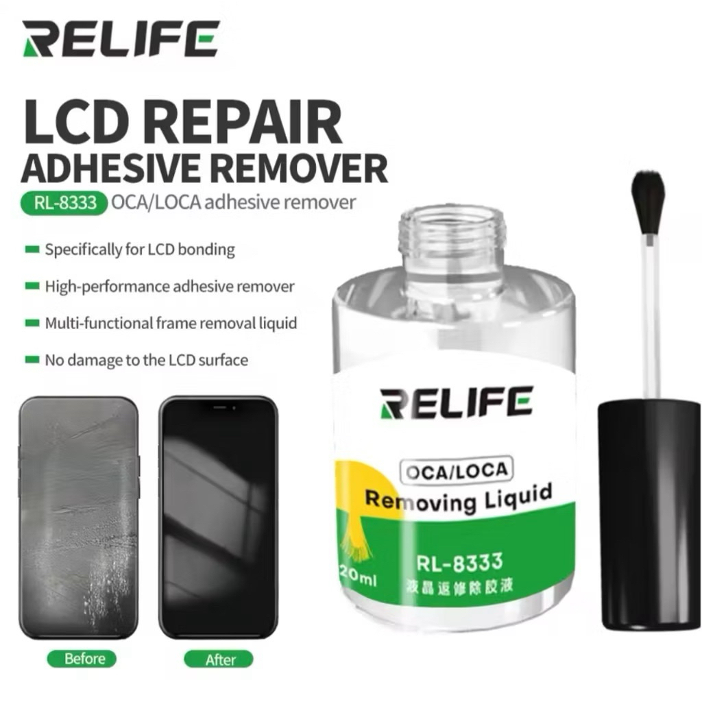 LOCA OCA น้ํายาทําความสะอาดกาว - Relife RL-8333 20ML