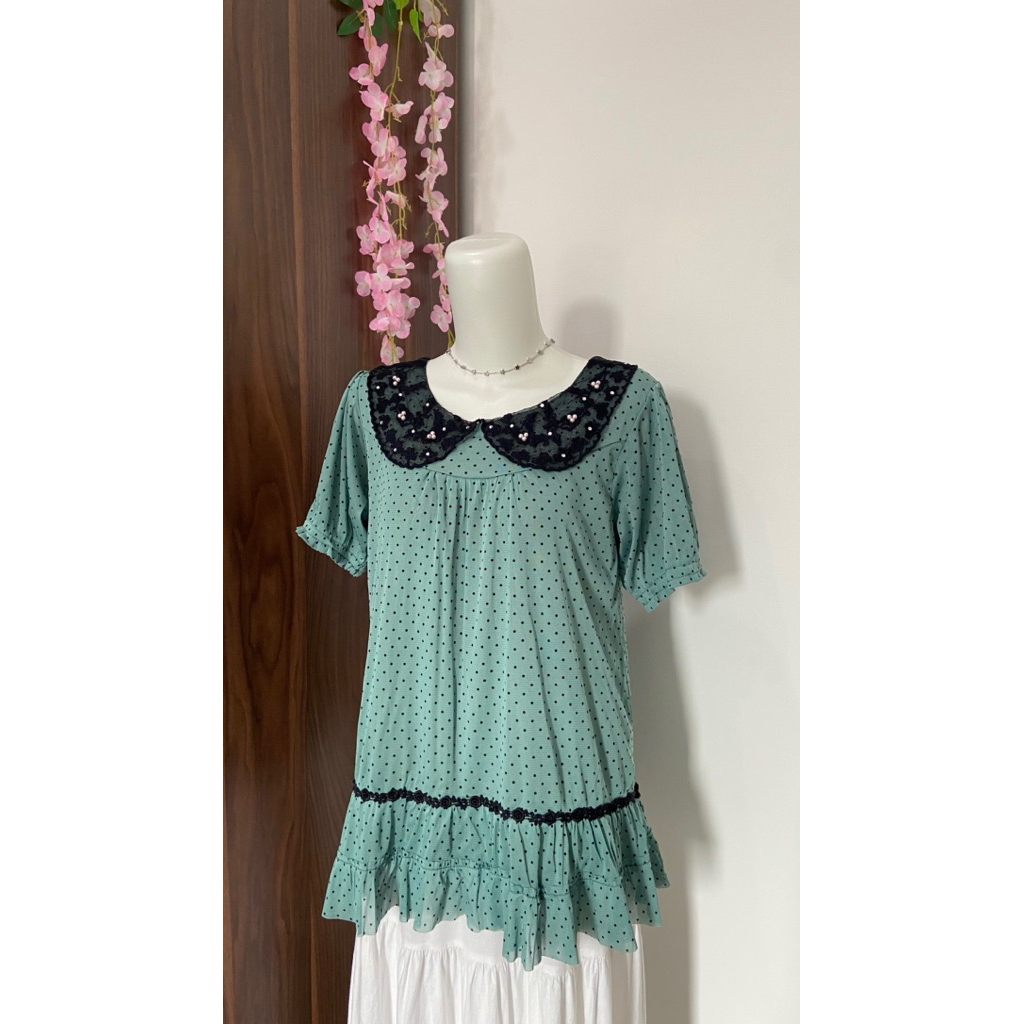 AXES FEMME fairycore, coquette, vintage, coagecore, mori kei, ชุดโชโจ, ghibli, sawako, น่ารัก, kawai