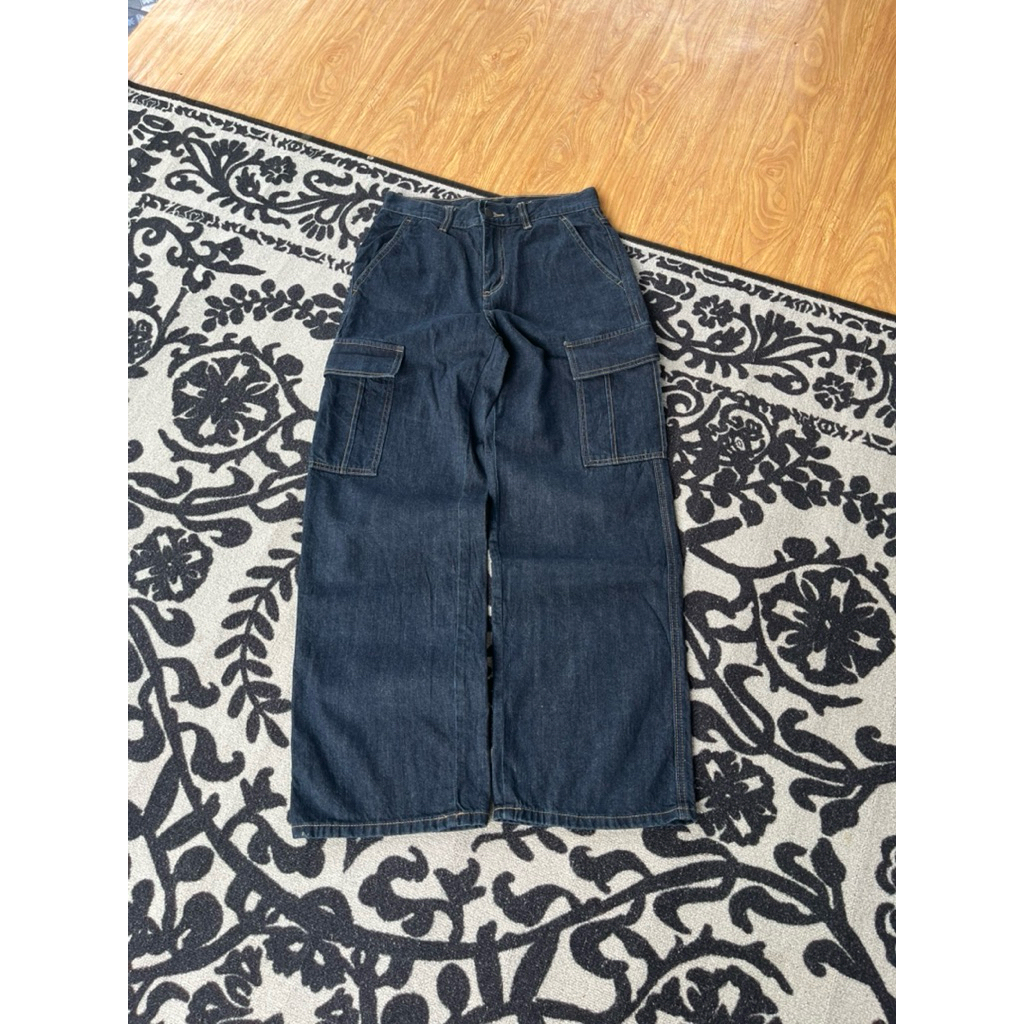 CARGO BAGGY JEANS GU