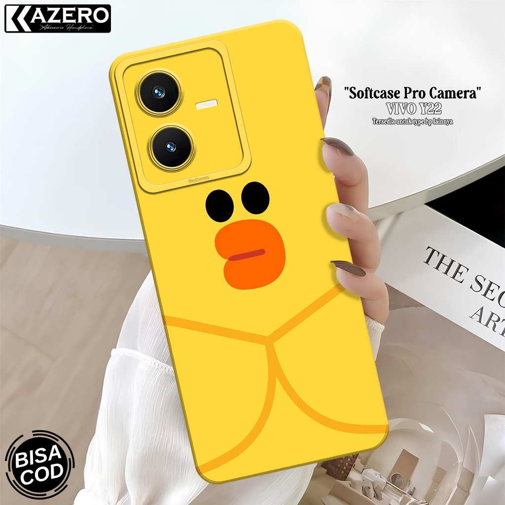 HP Vivo Y22 - KAZERO - เคสการ์ตูนแฟชั่น - เคสเด็กผู้หญิง - เคสเด็กชาย - ซิลิคอนโทรศัพท์ - โทรศัพท์ M