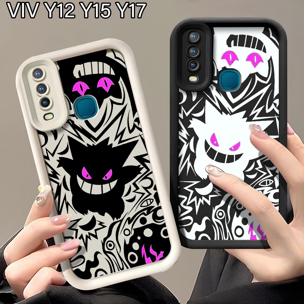 HP Vivo Y12 Y15 Y17 ปลอกยางโทรศัพท์ทุกประเภท - Vivo Y12 Y15 Y17 นูน Softcase - เคสโทรศัพท์สําหรับ Vi