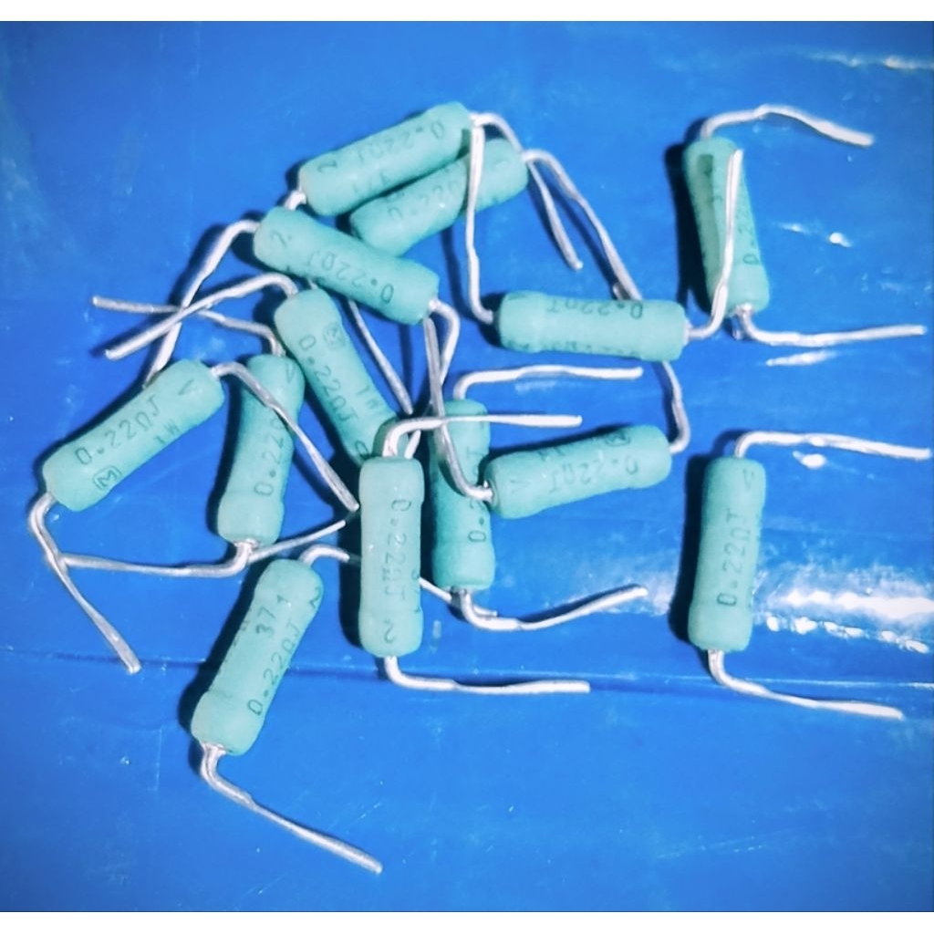 0.22 โอห์มตัวต้านทาน 0.22r 0.22 1 วัตต์ original japan 10 ชิ้น