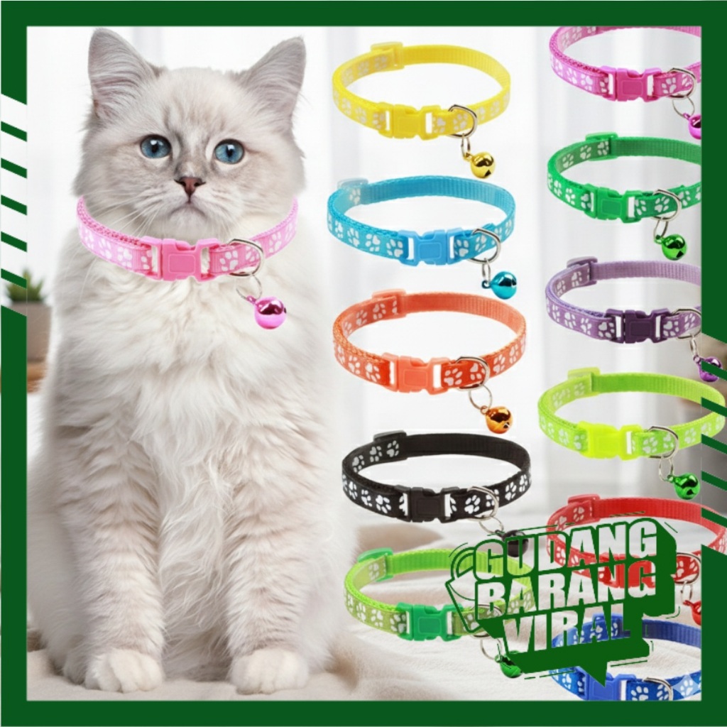 GBV ปลอกคอแมว กระดิ่งสัตว์เลี้ยง สายคล้องคอสุนัขขนาดเล็ก กระดิ่ง ปลอกคอสัตว์เลี้ยง สุนัข ลูกแมว รอยเ