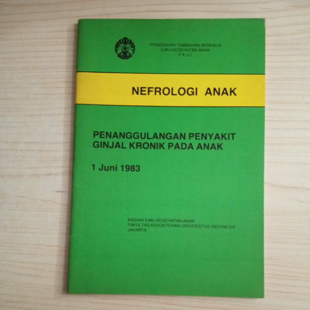 หนังสือ NIRLOGY ของ CHRONIC KIDNEY DISEASE ในแฝด 1 JUNE 1983