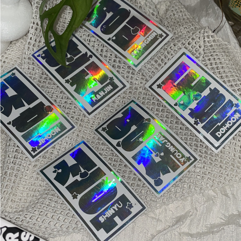 [READY] สติ๊กเกอร์ TWS KPOP Hangeul ชื่อ Deco แท่งไฟโฮโลแกรม