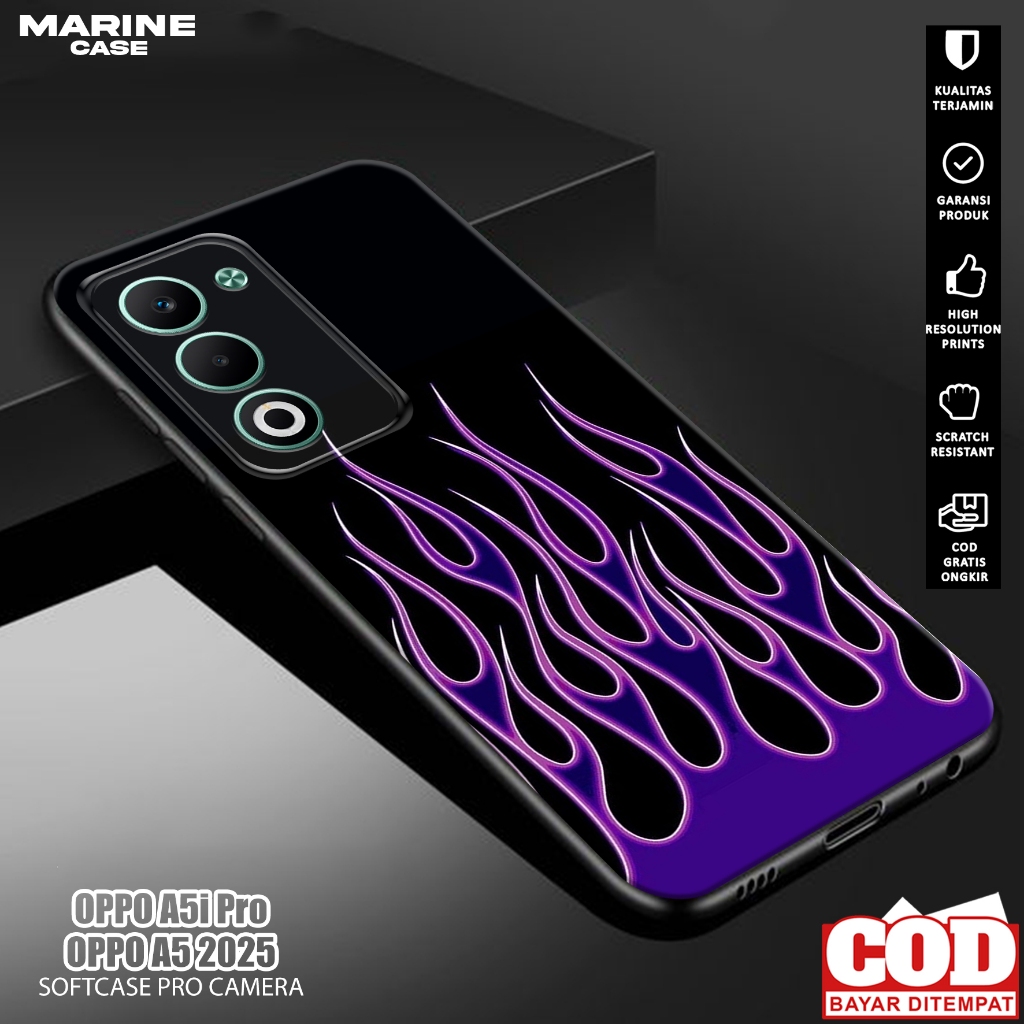 เคส oppo a5i pro / a5 2025 (ไฟ ) oppo a5i pro / a5 2025 hp - เคส hp - เคส terbaru - softcase - softc