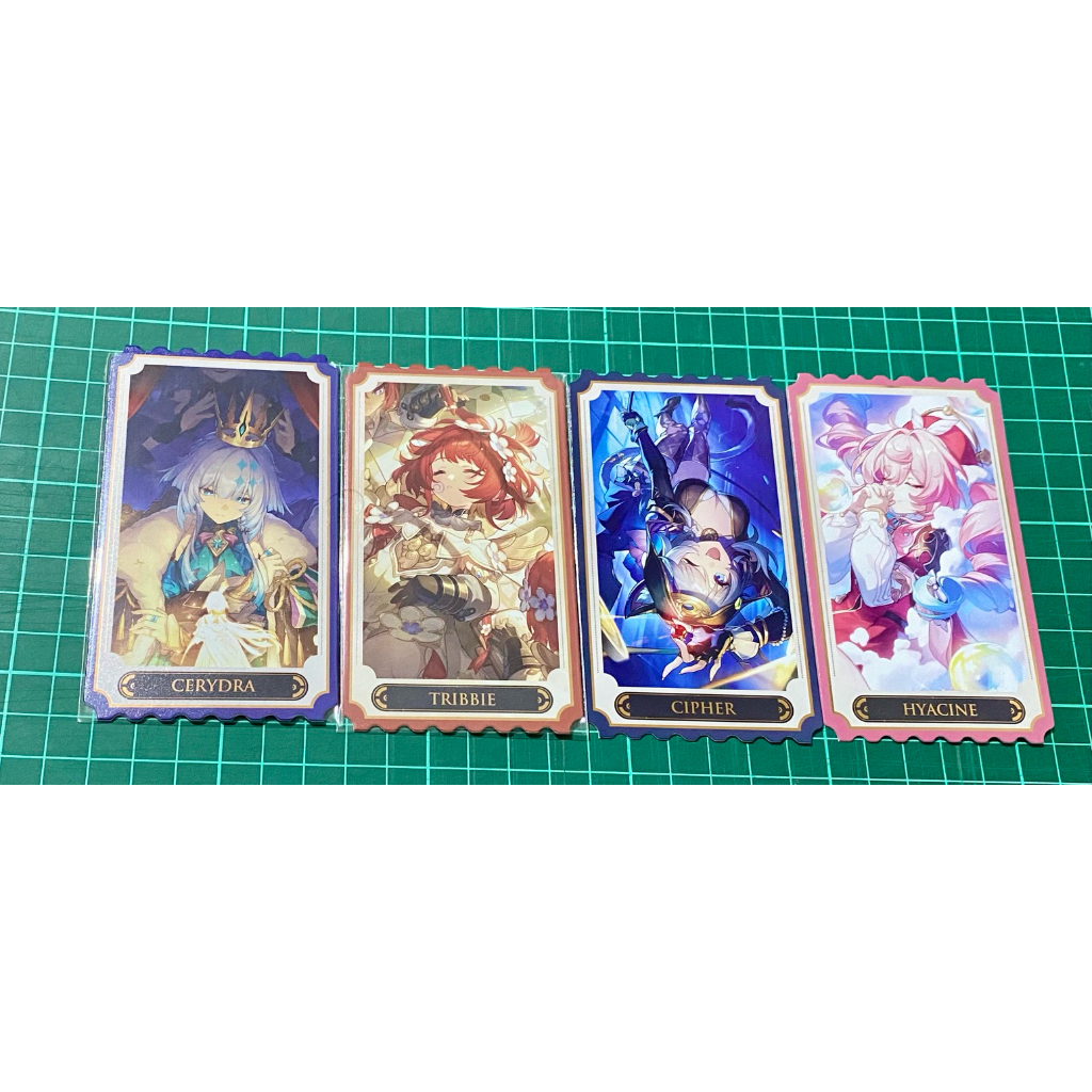 สินค้าต้นฉบับ OFFI HSR Honkai Star Rail PC Ticket Flame Chase Fiesta Cerydra Tribbie Ciner Hyacine