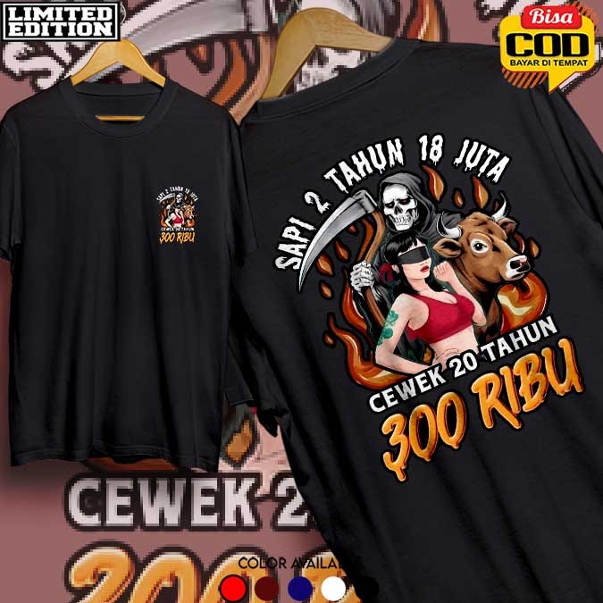 เสื้อยืด KATUN COW DISTRO 2 ปี 18 MILLION GIRLS TIME 20 ปี 300 เพลง! //เสื้อยืด VIRAL WORDS รุ่น LAT