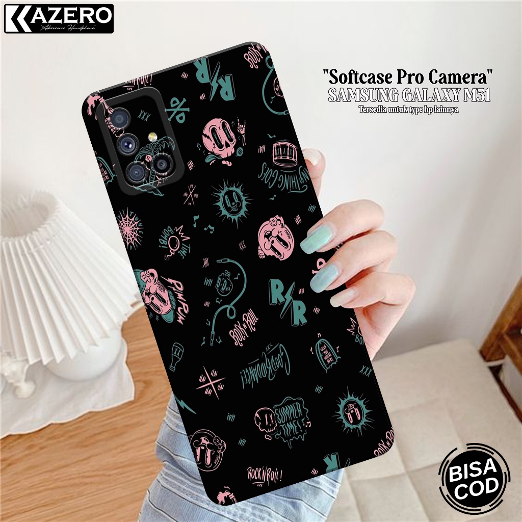 เคสโทรศัพท์ซิลิโคน HP Samsung Galaxy M51 - เคสความงามแฟชั่น - กล้อง Pro - เคส Samsung Galaxy M51 - เ